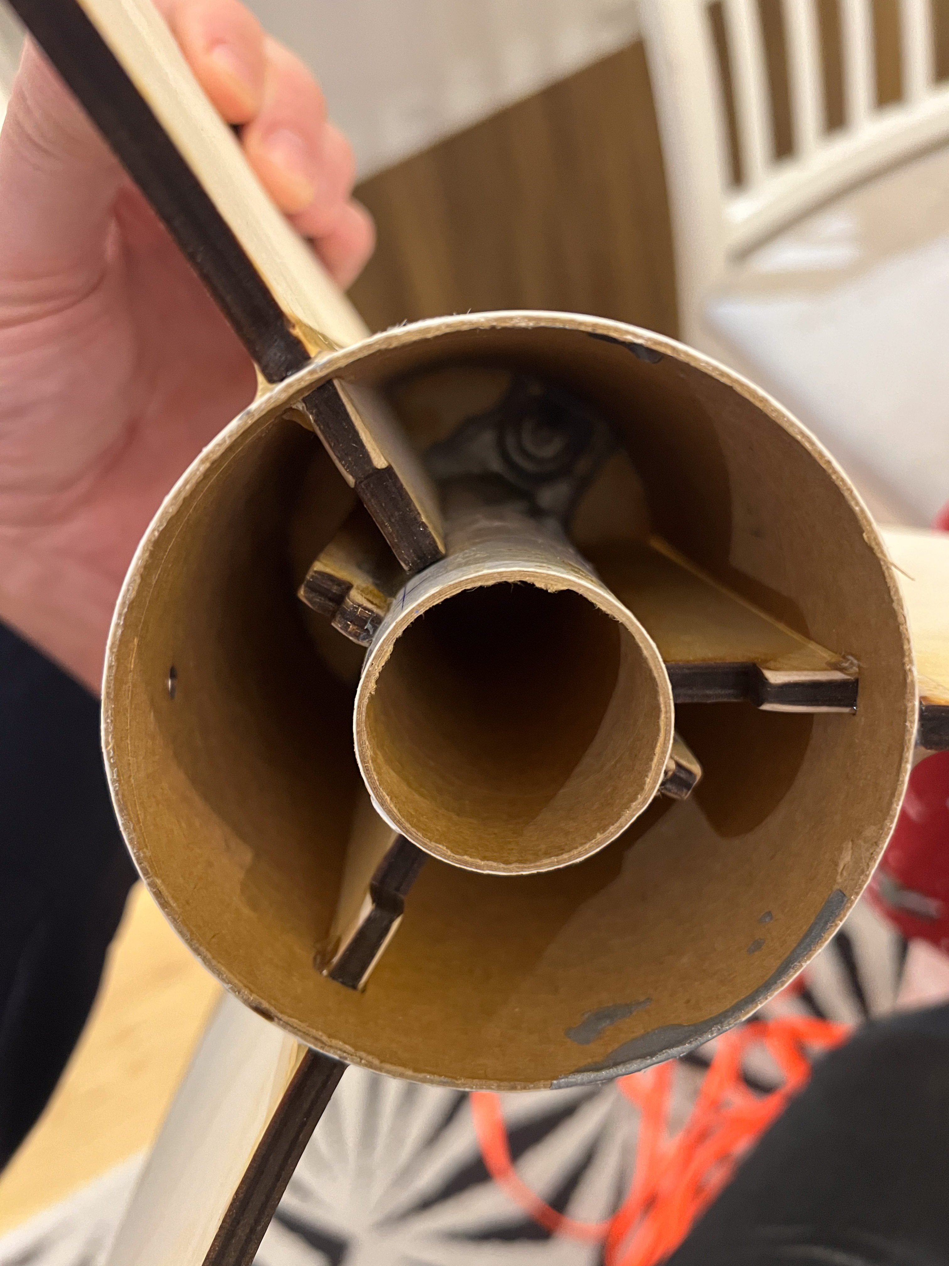 Body tubes before assembly